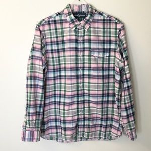 Ralph Lauren Spring Plaid Long Sleeve Button Down - L